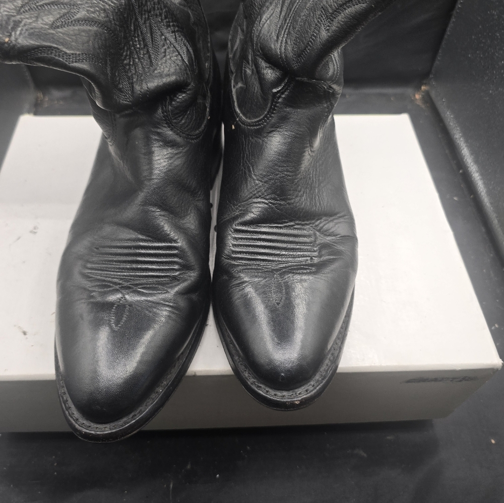 Nocona Black and Tan‎ Leather Boots